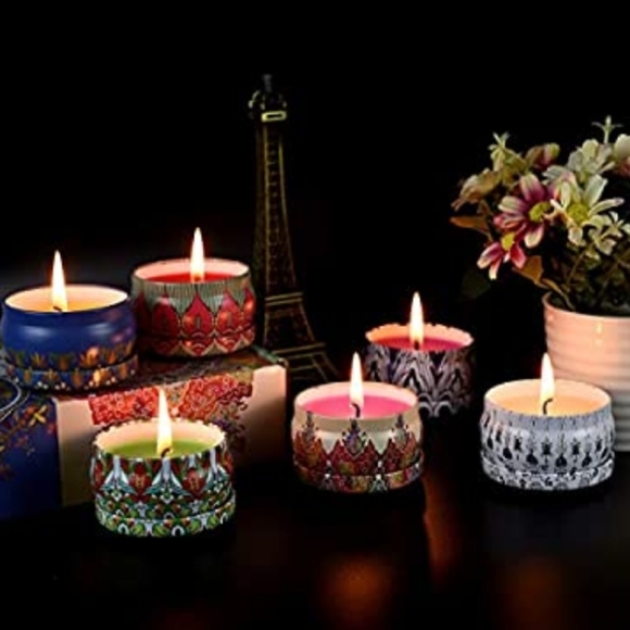 Other - Aromatherapy 6 Scented Candles Gift Set NWT